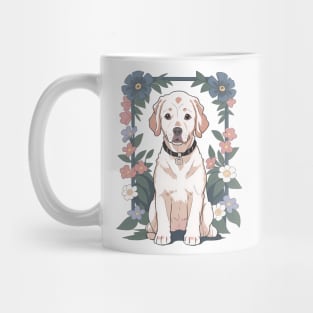 Floral Retriever's Serenade Mug